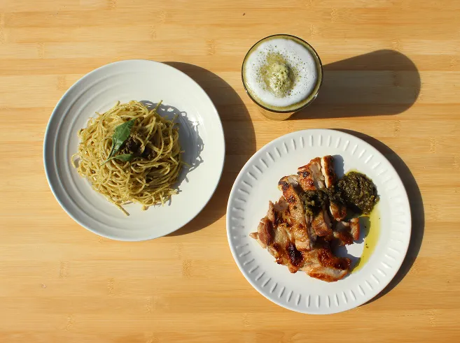 食べる菊川茶左側面